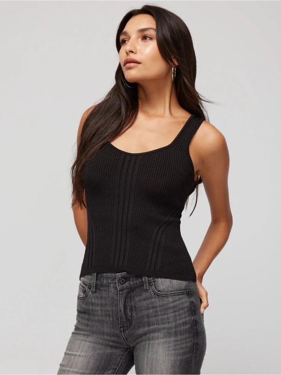 White House Black Market Tops - WHBM Ribbed Sweater Tank